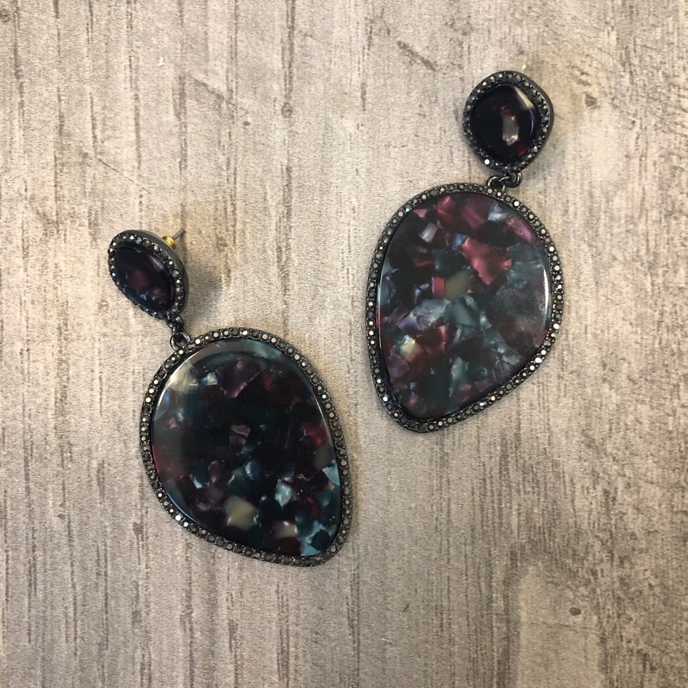 BaubleBar Resin Drop Earrings